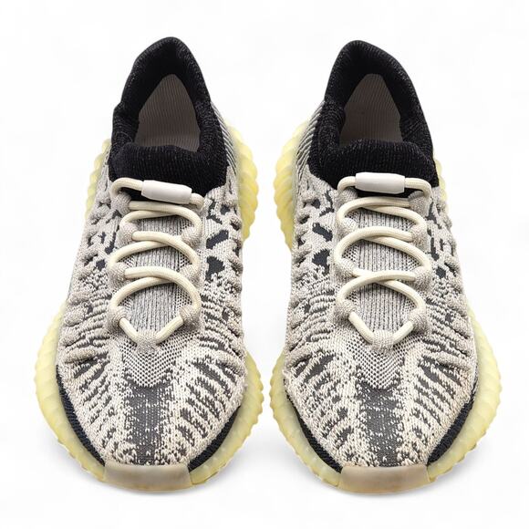 Adidas Yeezy Boost 350 V2 Primeknit Grey Black Men’s Sneakers US 11 - Preowned - Picture 3 of 8